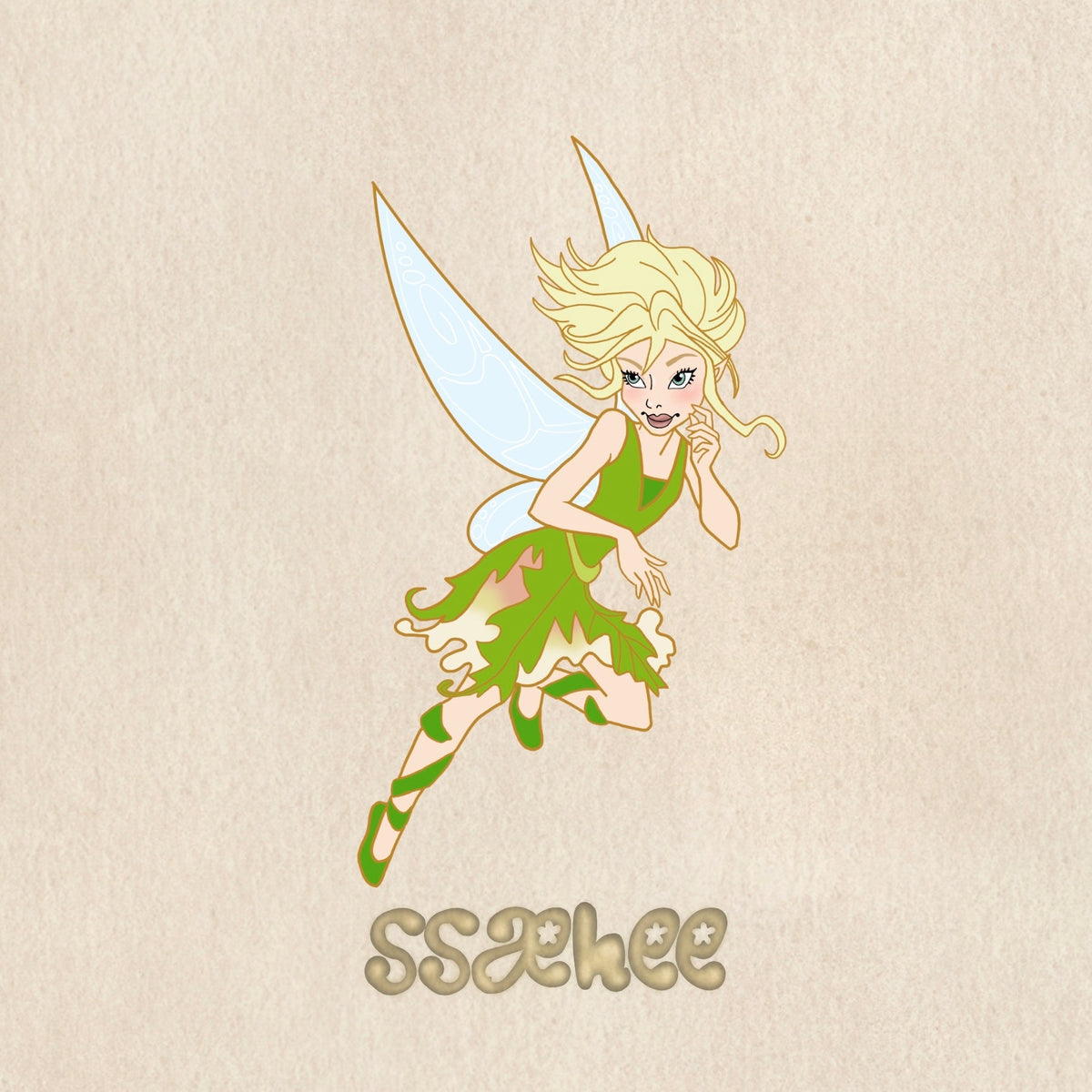 ssaehee's Wisp fantasy pin design