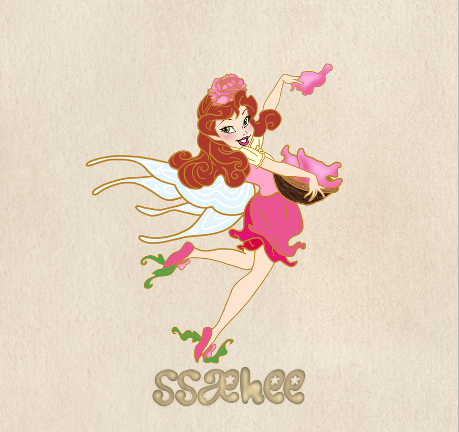 ssaehee's Rosetta fantasy pin design